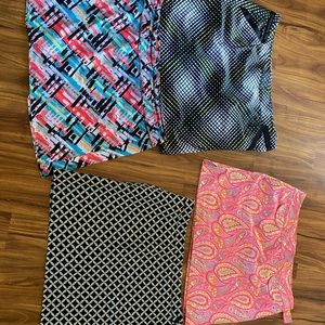 Lot of 4 plus sz women’s golf skorts 2X, 3x,22,20